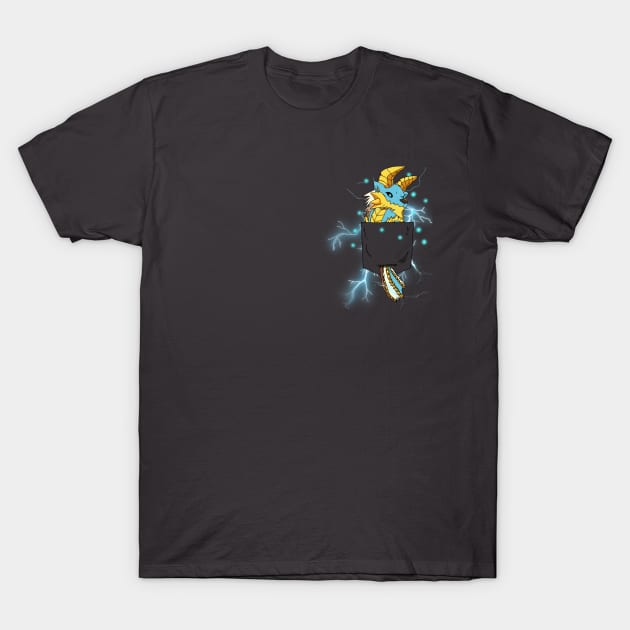 Zinogre Pocket Monster T-Shirt by frostwhitewulf